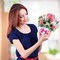 3D Paper Pop Up Bouquet Cards with Pink White Rose, Handmade Floral Greeting Card with Blank Note Card Envelope for Spring Birthday, Mother’s Day Graduation Housewarming Women Party Gifts